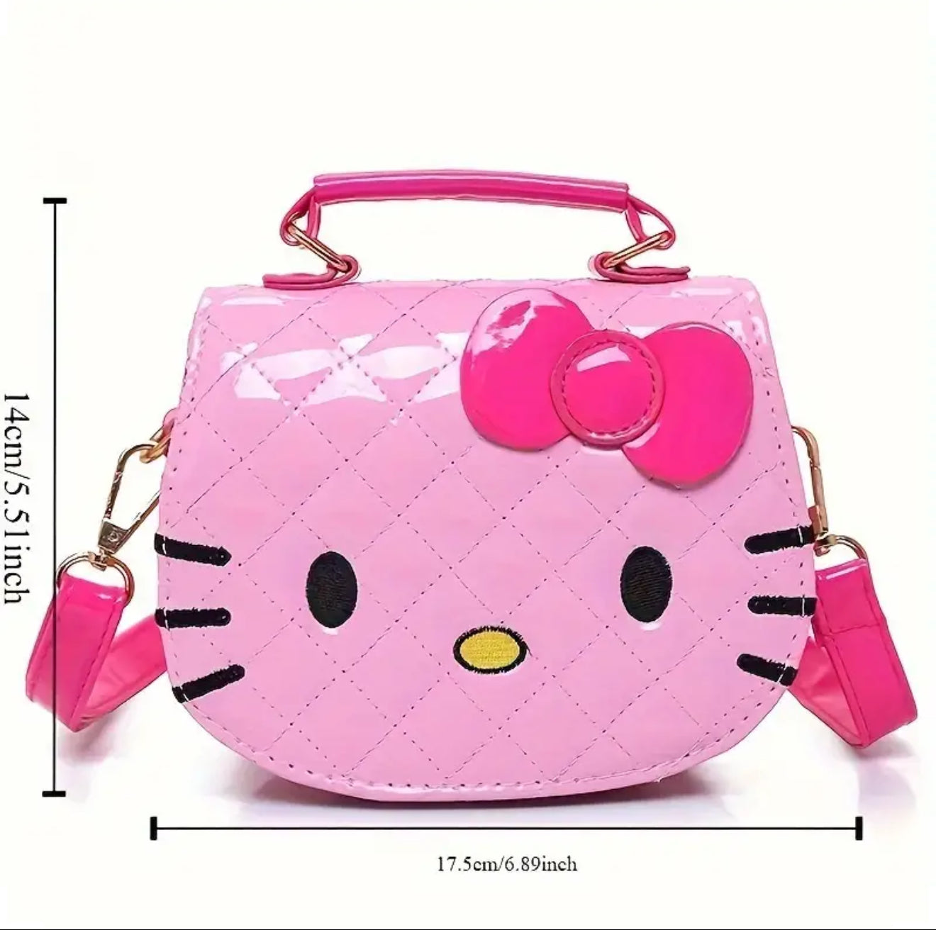 Gold Kitty Crossbody