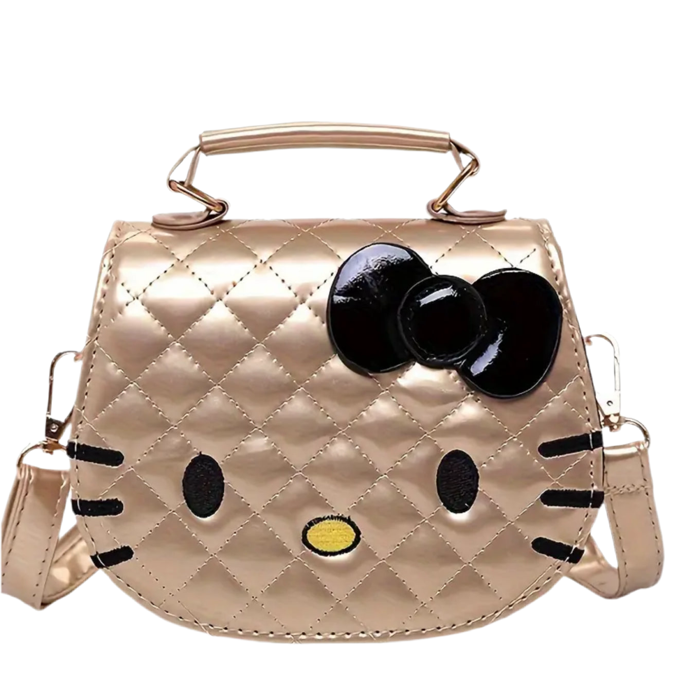Gold Kitty Crossbody
